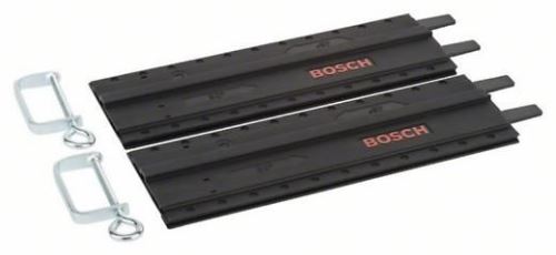 BOSCH 2dílná plastová vodicí lišta s šroubovými truhlářskými svorkami 700 mm (2x 350 mm) 2609255732