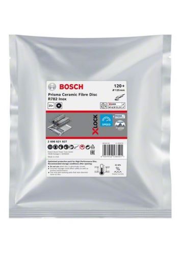 BOSCH EXPERT PRISMA X-LOCK fíbrový kotouč R782,125,P120,25ks 2608621827