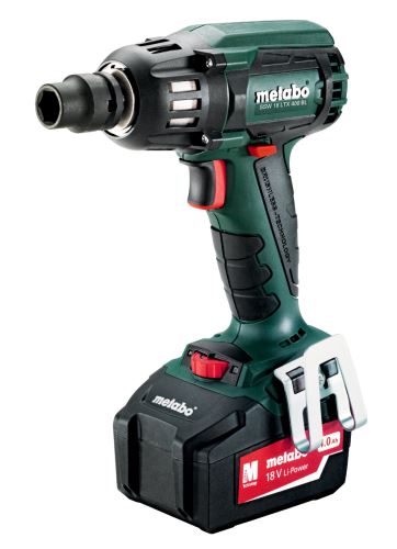 METABO Aku rázový utahovák SSW 18 LTX 400 BL 2x4,0 Ah