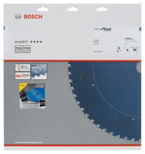 BOSCH Pilový kotouč do okružních pil Expert for Steel 355 x 25,4 x 2,6 mm, 80 2608643062