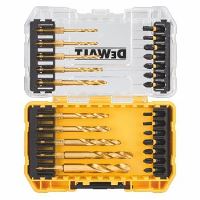 DeWALT Sada šroubovacích bitů FLEXTORQ a vrtáků do kovu (24 ks) DT70748T