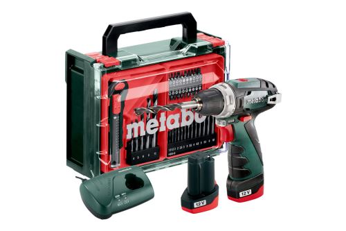 METABO akumulátorový vrtací šroubovák  POWERMAXX BS  BASIC SET  600080710