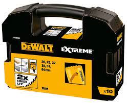 DeWALT Sada bimetalových děrovek - multimateriál (10 ks) DT90358