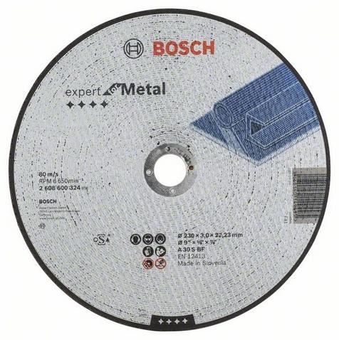 BOSCH Dělicí kotouč rovný Expert for Metal A 30 S BF, 230 mm, 3,0 mm 2608600324