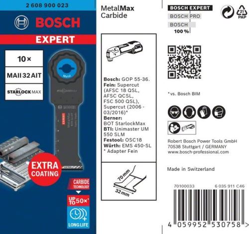 BOSCH EXPERT STARLOCKMAX MAII32AIT,10ks 2608900023