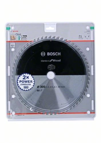 BOSCH Pilový kotouč pro aku pily; Standard for Wood 305x30x2,2/1,6x60T 2608837742