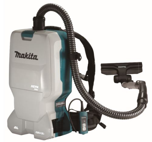 MAKITA Aku vysavač zádový Li-ion LXT 2x18V, bez aku DVC660Z