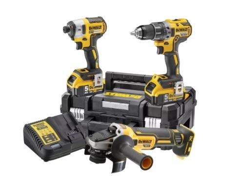 Dewalt Akumulátorové stroje v sadě (DCD796 +DCF887 + DCG405) DCK324T2