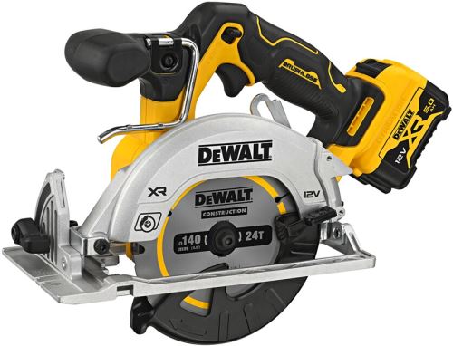 DeWALT 12V aku okružní pila (2x5Ah) DCS512P2