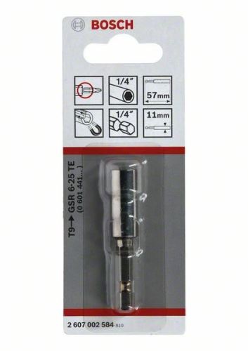 BOSCH Univerzální držáky 1/4", 75 mm, 11 mm 2607000157