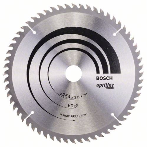 BOSCH Pilový kotouč Optiline Wood 216 x 30 x 2,8 mm, 48 2608640641