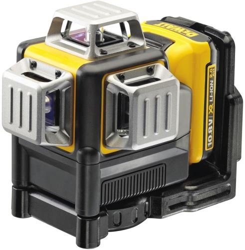 DeWALT Křížový laser, 3 x 360° červený paprsek DCE089D1R