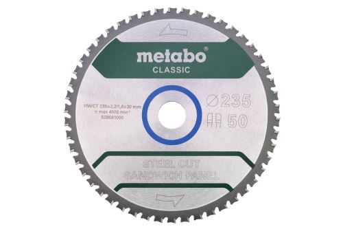 METABO Pilový kotouč Classic 235 x 30 mm, 50 zubů 628681000