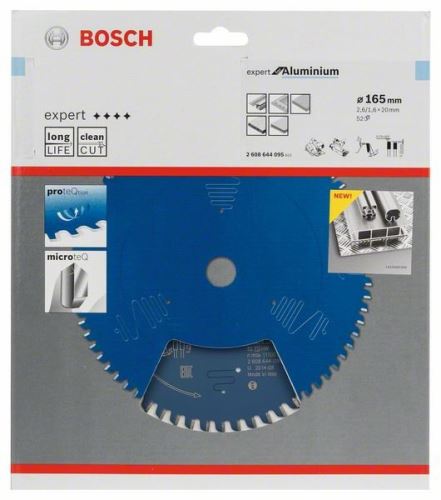 BOSCH Pilový kotouč Expert for Aluminium 165 x 20 x 2,6 mm, 52 2608644095