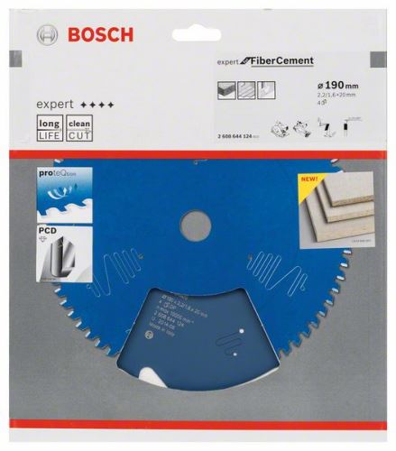 BOSCH Pilový kotouč Expert for Fibre Cement 190 x 20 x 2,2 mm, 4 2608644124