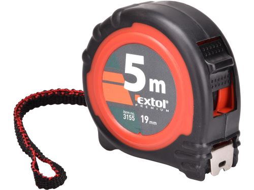 EXTOL PREMIUM Metr svinovací, 5m, š. 19mm