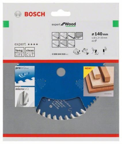 BOSCH Pilový kotouč Expert for Wood 140 x 20 x 1,8 mm, 42 2608644010