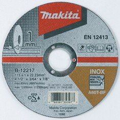 MAKITA kotouč řezný nerez 115x1x22.23 mm B-12217