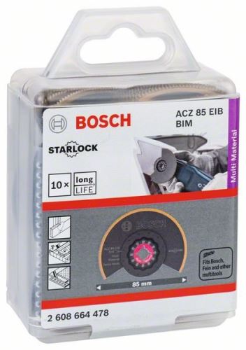 BOSCH RB Segmentový pilový list – 10 ks ACZ 85 EIB 85 mm 2608664478