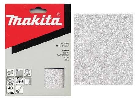 MAKITA papír brusný 114x140 mm K100, 10 ks P-36544