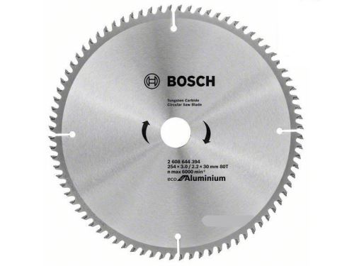 BOSCH Pilový kotouč Eco for Aluminium 254x3.0/2.2x30 80T 2608644394