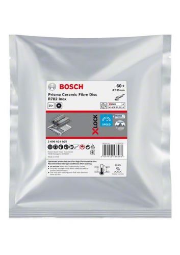 BOSCH EXPERT PRISMA X-LOCK fíbrový kotouč R782,125,P60,25ks 2608621825