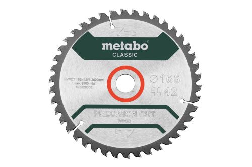 METABO Pilový kotouč 165 x 20 mm, 42 zubů,  5° 628026000