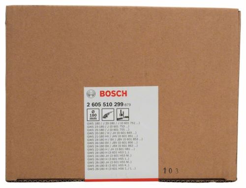 BOSCH Ochranný kryt pro dělení 180 mm, s kódováním 2605510299