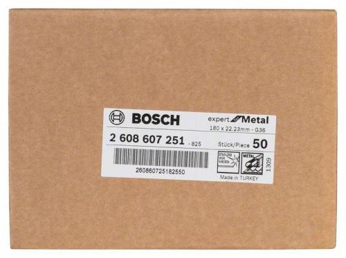 BOSCH Fíbrový brusný kotouč R444, Expert for Metal D = 115 mm; K = 24 2608605464