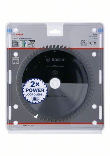 BOSCH Pilový kotouč pro aku pily; Standard for Aluminium 216x30x2,2/1,6x64T 2608837776