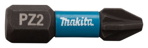 MAKITA torzní bit 1/4" IMPACT BLACK PZ2, 25 mm 2 ks B-63644