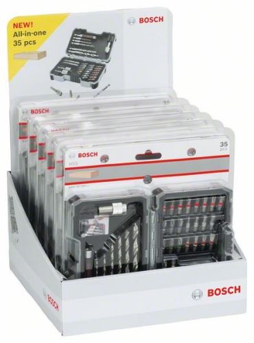 BOSCH Sada šroubovacích bitů a vrtáků PRO-Mix set dřevo - 35ks 2607017327