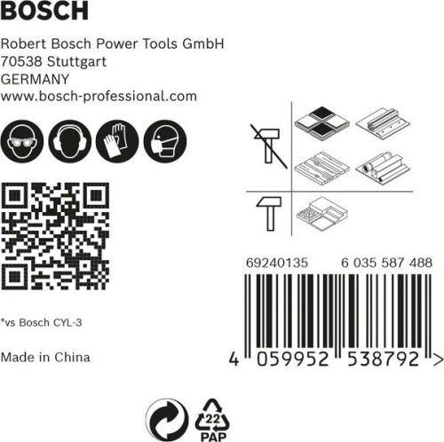 BOSCH EXPERT HEX-9 MultiConstruction 5/5/6/7/8mm (5 ks) 2608900586