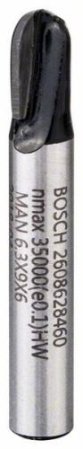 BOSCH Žlábkovací fréza; stopka 6 mm 2608628460