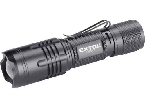 EXTOL LIGHT svítilna 400lm, zoom, USB nabíjení, CREE XTE 5W 43143