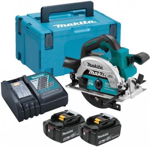 Makita Aku bezuhlíková okružní pila Li-ion LXT 18V/5,0Ah DHS660RTJ