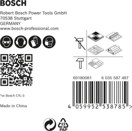 BOSCH EXPERT HEX-9 MultiConstruction 4/5/6/6/8mm (5 ks) 2608900585