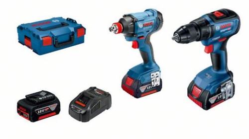 Bosch Profesionální sada: GSR 18V-50 + GDX 180-LI + 3× GBA 18V 5.0Ah + GAL 1880CV v L-BOXX136 06019G5227