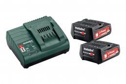 METABO Basic set (nabíječka + akumulátory) 12V/ 2 x 2,0 Ah 685300000