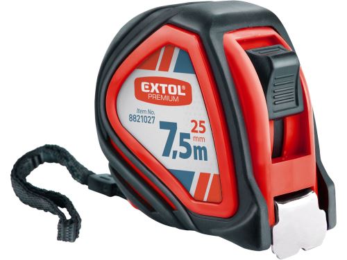 EXTOL PREMIUM Metr svinovací, 7,5m, š. 25mm