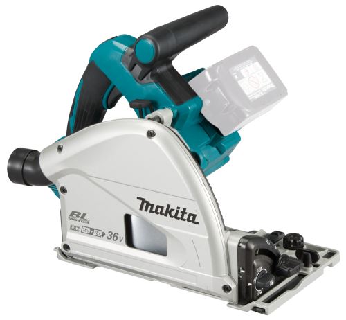 MAKITA Aku ponorná pila s AWS 165 mm Li-ion 2x18V, bez aku Z DSP601ZJU