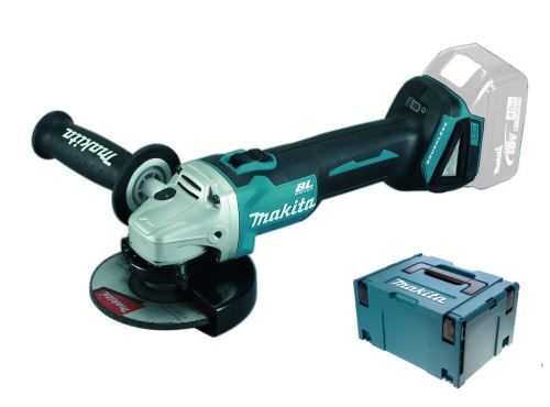 Makita Aku úhlová bruska 125mm Li-ion LXT 18V, Makpac, bez aku DGA506ZJ