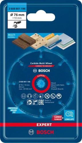 BOSCH EXPERT řezací kotouč Carbide Multi Wheel 76mm 2608901196