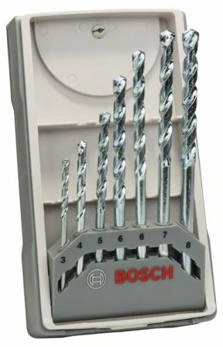 BOSCH 7dílná sada vrtáků do kamene CYL-1 3; 4; 5; 5.5; 6; 7; 8 mm 2607017035