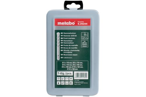 METABO Sada vrtáků SDS Plus classic (7 ks) 626244000