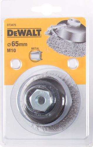 DeWALT Drátěný talířový kartáč, vlnité dráty, pro úhlovou brusku 100 x 26 mm (délka drátu 26 mm) DT3489