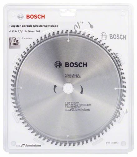 BOSCH Pilový kotouč Eco for Aluminium 250x3.0/2.2x30 80T 2608644393