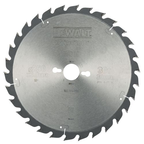 DeWALT pilový kotouč ATB 20° 250 x 30 mm, 30 zubů, univerzální řez DT4226