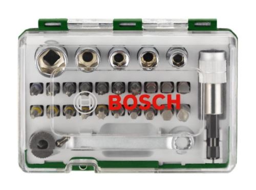 BOSCH 27dílná sada s ráčnou DIY 2607017562