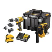 Dewalt aku combo set DCH072+DCD703, 12V XR, Li-Ion 2x3,0Ah, DCK2101L2T Dewalt aku combo set DCH072+DCD703, 12V XR, Li-Ion 2x3,0Ah, DCK2101L2T